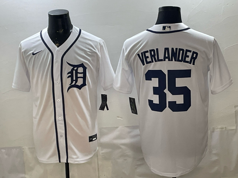 Men 2026 Detroit Tigers #35 Verlander white Game Nike MLB Jersey 007->->MLB Jersey